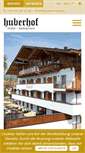 Mobile Screenshot of hotel-huberhof.at