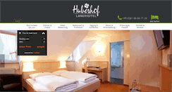 Desktop Screenshot of hotel-huberhof.de